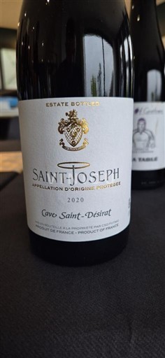 Rhône-dalen Saint-Joseph Cave Saint-Désirat 2020