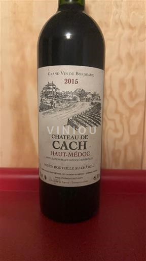 Bordéus Haut-Médoc Château Cach 2015