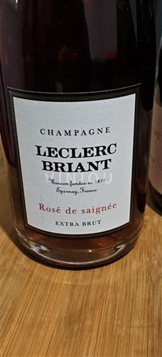 Champagne Leclerc Briant Rosé de saignée 2015