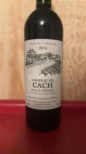 Bordéus Haut-Médoc Château Cach 2015