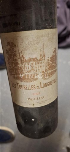 Bordeaux Pauillac Château Pichon Baron Les Tourelles de Longueville 2005