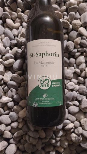 Vaud Lavaux AOC Jean-Paul Forestier Saint-Saphorin - La Maiserette 2013