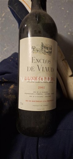 Burdeos Lalande-de-Pomerol Enclos de Viaud 2002