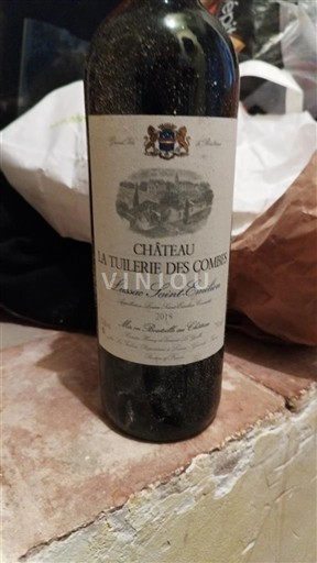 Bordeaux Lussac-saint-émilion Château La Tuilerie des Combes 2015