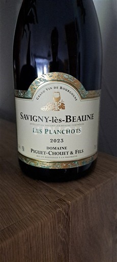 Borgonha Savigny-lès-Beaune Domaine Piguet-Choulet & Fils Les Planchots 2023