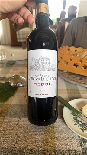 Bordeaux Médoc Château Cardonna Lahourcade 2023