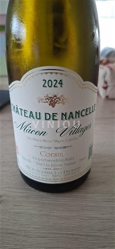 Burgundi Mâcon ja Mâcon-kylät Château Nancelle 2024