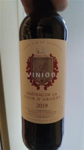 Burdeos Bordeaux superior Château La Cour d'Argent 2019