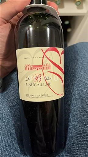 Bordeaux Bordeaux supérieur Château Maucaillou Le B par Maucaillou 2019