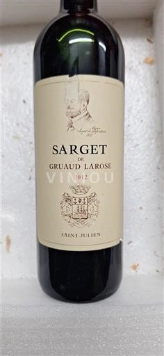 Bordeaux Saint-Julien Château Gruaud Larose Sarget de Gruaud Larose 2012