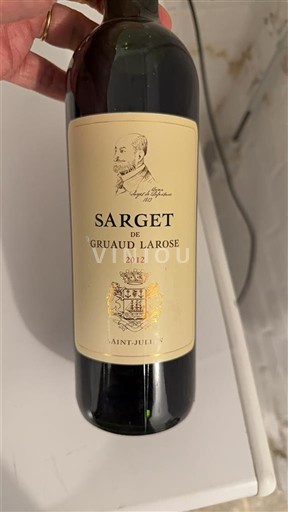 Бордо Сен-Жюльєн Château Gruaud Larose Sarget de Gruaud Larose 2012