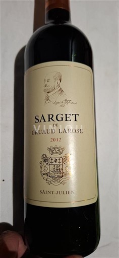 Бордо Сен-Жюльєн Château Gruaud Larose Sarget de Gruaud Larose 2012