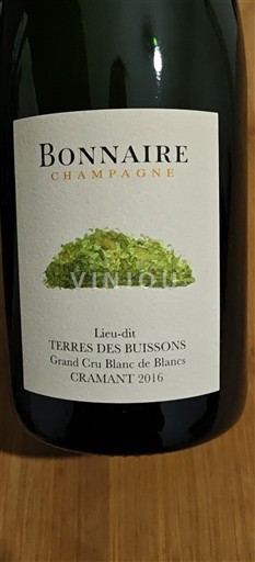 Champagne Grand Cru Bonnaire Terres des Buissons 2016