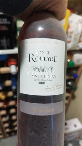 Languedoc Saint-Chinian Jean de Roueyre 2012