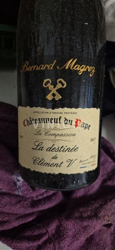 Rhône-dalen Châteauneuf-du-Pape Bernard Magrez La Compassion La destinée de Clément V 2017