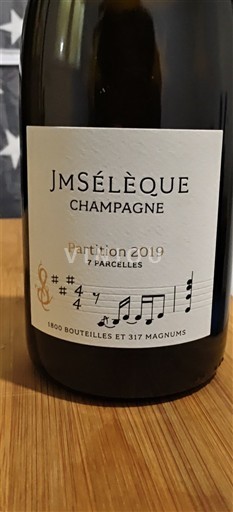 Champagne JM Sélèque Partition 2019