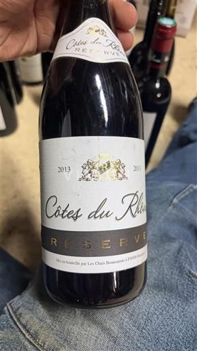 Valle del Rodano Côtes-du-Rhône Les Chais Beaucairois Réserve 2013