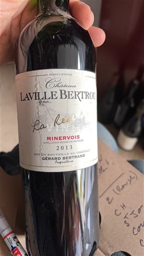 Viinit Rouge sec La Réserve Château Laville Bertrou 2013 Ranska Languedoc Minervois AOC