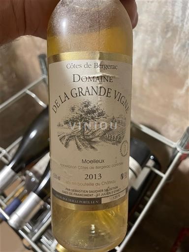 Sydvestfrankrig Côtes-de-bergerac Domaine La Grande Vigne 2013