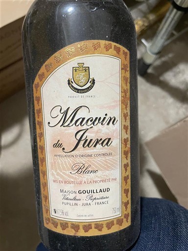 Jura Macvin del Giura Maison Gouillaud Senza annata
