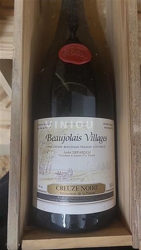 Beaujolais Beaujolais Villages André Depardon Creuze Noire 1991
