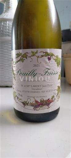 Burgundy Pouilly-Fuissé Lardet 2021