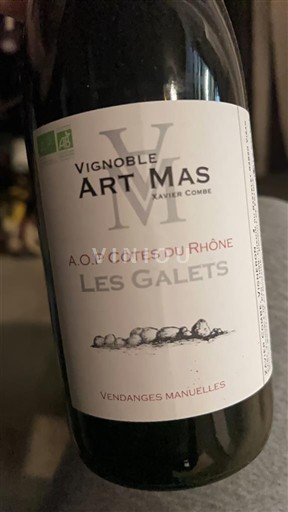 Rhônevallei Côtes-du-rhône Vignoble Art Mas Les Galets 2022