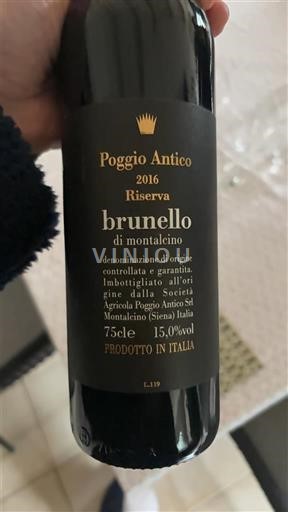 Toscana Brunello di Montalcino Poggio Antico Riserva 2016