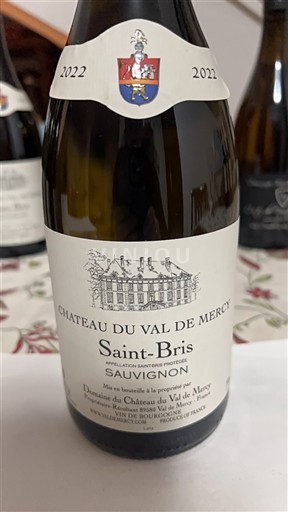 Burgundy Saint-Bris Château Val de Mercy 2022