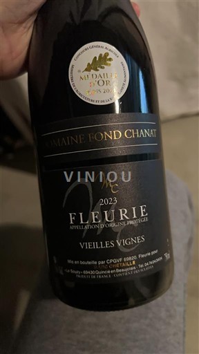 Beaujolais Fleurie Domaine Fond Chanat Vieilles Vignes 2023