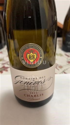Burgundsko Chablis Domaine S Genèves Fleurs 2023