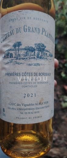 Bordeaux Prve obale Bordeauxa Château Grand Plantier 2021