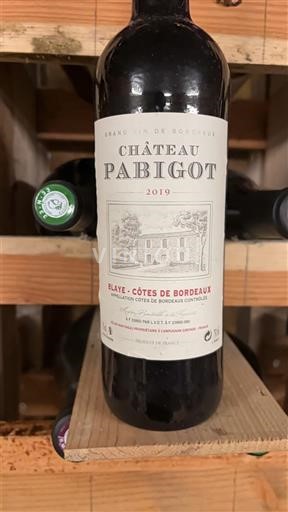 Bordeaux Blaye-côtes-de-bordeaux Château Pabigot 2019