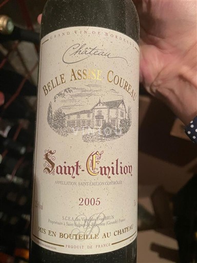 Bordeaux Saint-Émilion Château Belle Assise Coureau 2005