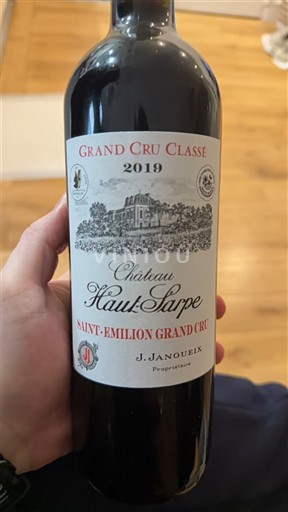 Bordeaux Saint-Émilion Grand Cru Grand Cru Château Haut-Sarpe 2019