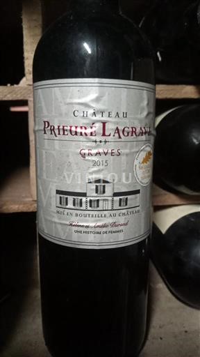Bordeaux Graves Château Prieuré Lagrave 2015