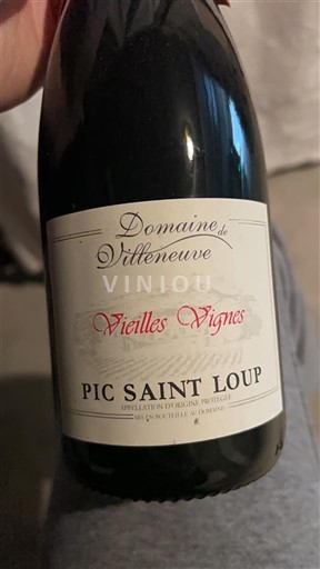 Languedoc Pic-saint-loup Domaine Villeneuve Vielles Vignes 2022