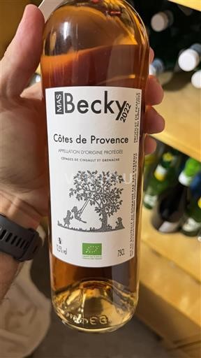 Provence Côtes-de-provence Mas Becky 2022