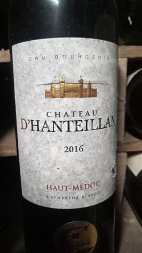 Bordeaux Haut-Médoc Cru Bourgeois Château Hanteillan 2016