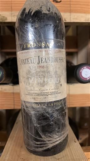 Burdeos Fronsac Château Jeanrousse 1998