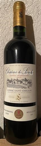 Bordeaux Lussac-saint-émilion Château S Landes Tradition 2015