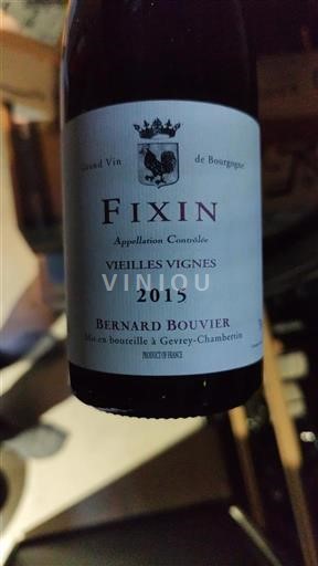 Bourgogne Fixin Bernard Bouvier Vieilles Vignes 2015