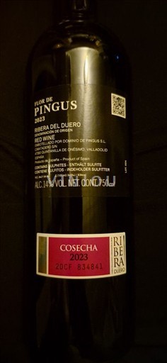 Castille và León Ribera del Duero Dominio de Pingus Flor de Pingus 2023
