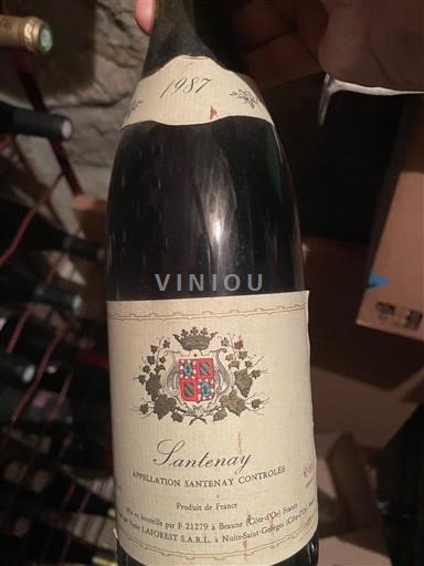 Burgundsko Santenay Premier Cru Pierre Laforest 1987