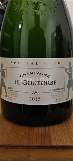 Champagne Grand Cru H. Goutorbe Spécial Club 2015