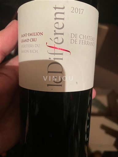 Bordéus Saint-Émilion Grand Cru Grand Cru Château Ferrand Le Différent 2017