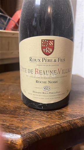 Borgogna Côte de Beaune Villages Roux Père & Fils Roche Noire 2013