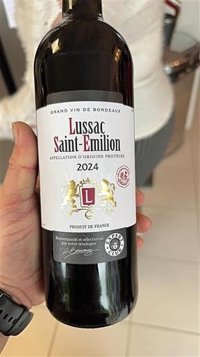 Bordeaux Lussac-saint-émilion Grand Vin de Bordeaux 2024