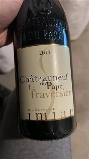 Vale do Ródano Châteauneuf-du-Pape Château Simian Le Traversier 2013