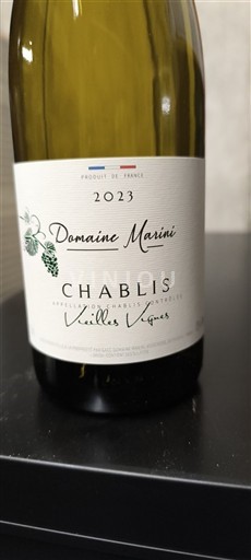 Bourgogne Chablis Domaine Marini Vieilles vignes 2023